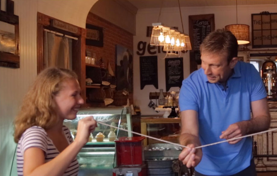 Bruce Eicher Performing the Cut and Restored String Trick